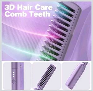 Wireless Hair Straightener Brush