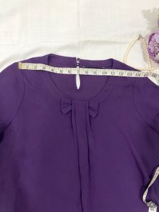 Elegant Purple Blouse