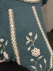 Teal Embroidered Indian Suit Set