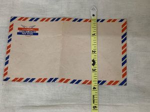Vintage Airmail Letter Envelopes Set Of 2