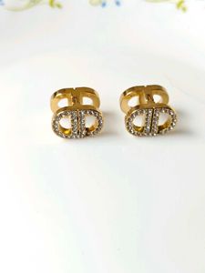 Golden Studded Earrings