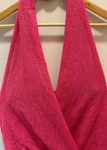 Beautiful Pink Halter Top