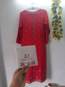 Beautiful Pure Cotton Kurta With FREE Jewelry!!