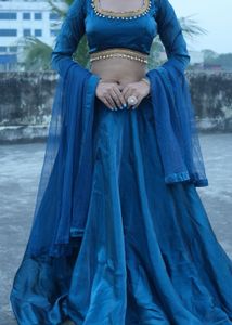 Elegant Blue Bodycon Dress