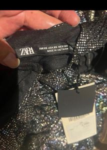 Sparkly Criss-Cross Mini Dress