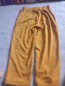 Mustard Wide Leg Pants
