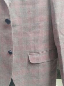 Checkered Casual Blazer