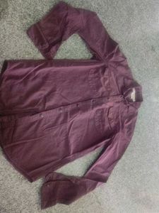 Maroon Casual Shirt