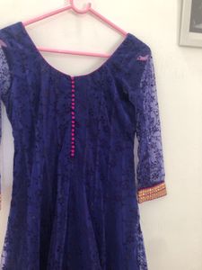 Dark Blue Anarkali