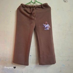 Cute Brown Womans Three fourth