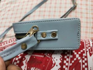 Blue Crossbody Sling Bag