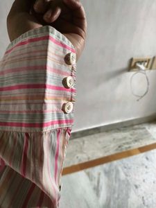 Striped Button-Down Shirt