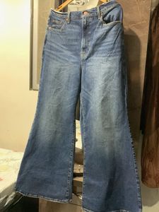 Wide Leg Denim Jeans
