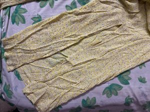 Floral Pastel Yellow Sleeveless Jumpsuit