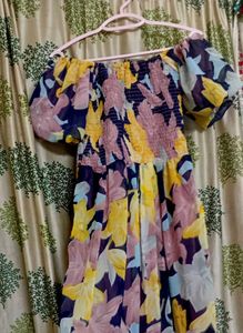 Floral Off-Shoulder Dress