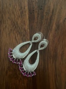 CZ Dangle Earrings
