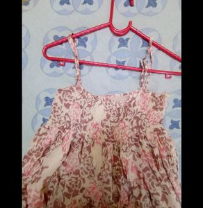 🌺Floral Pink Cotton Dress 🌺