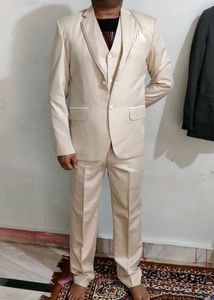 Tan Blazer with White Trim