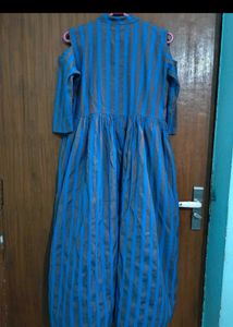 Blue Striped Kurti