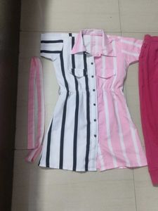 Kids Outfit Set - Dress &amp; Pants