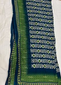 Green Printed Kurta Set