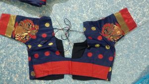 Beautiful Nevy Blue Colour Saree