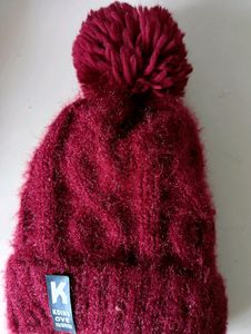 New Maroon Winter Hat