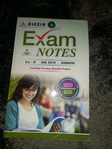Exam Notes For B.a 6th Sem