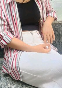 Striped Button-Down Shirt