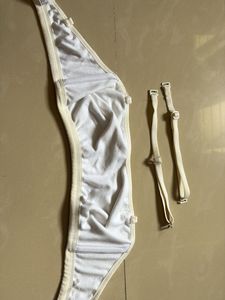 White Bra with Straps