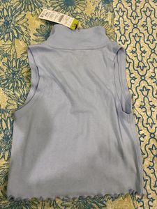 Powder Blue Crop Top
