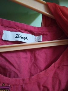 2BME Red Kurti