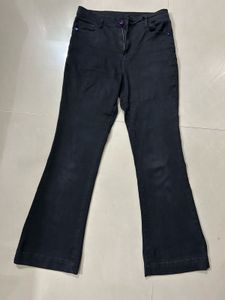 Black Flare Leg Jeans