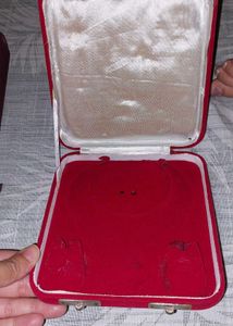 Jewellery Organiser Red Velvet With Satin Inside