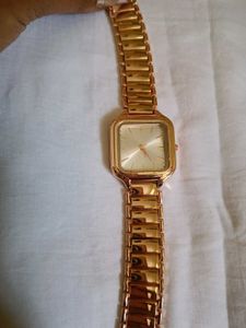Rose Gold Tone Watch