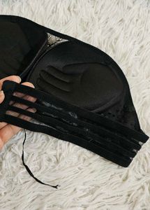 Black Lace Corset Bralette