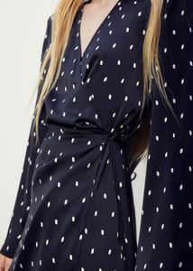 H&amp;M Polka Dot Wrap Around Dress