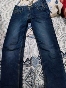 Dark Blue Denim Jeans