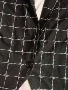 Checkered Blazer