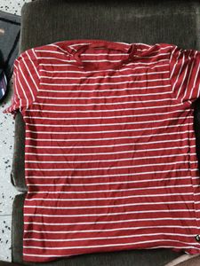 Striped Red & White T-Shirt
