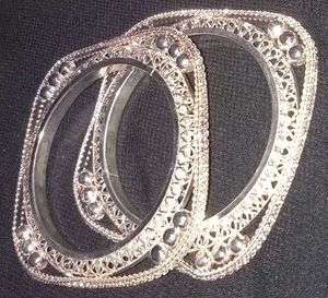 Silver Bangles