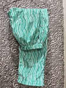 Teal Floral Print Matching Set