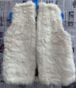 K-pop Inspired Faux Fur Vest