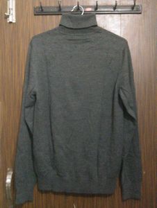 Gray Turtleneck Sweater