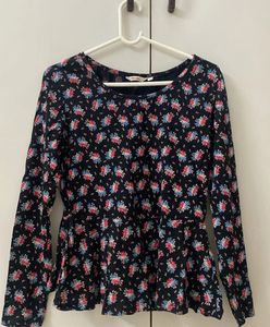 Floral Peplum Top