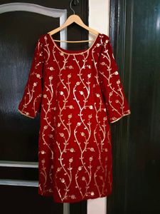 Beautiful Heavy Work Sharara Set In Xxl