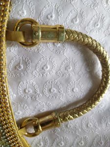 Cream Colored Handbag