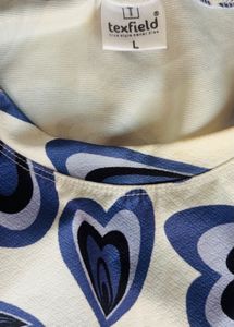 Heart Print Crop Top