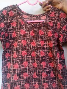 Maroon Color Kurta