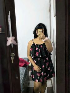 🌸Black Flower Dress 🌸